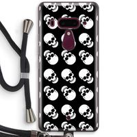 Musketon Skulls: HTC U12+ Transparant Hoesje met koord Musketon Skulls: HTC U12+ Transparant Hoesje met koord