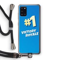 Victory Royale: Samsung Galaxy A31 Transparant Hoesje met koord