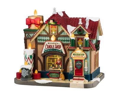 Kristin's Candle Shop 20x26x27 cm Kersthuisje - Lemax