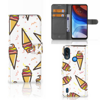 Motorola Moto E7i Power | E7 Power Book Cover Icecream - thumbnail