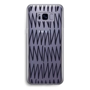 Marrakech Zigzag: Samsung Galaxy S8 Transparant Hoesje