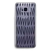 Marrakech Zigzag: Samsung Galaxy S8 Transparant Hoesje