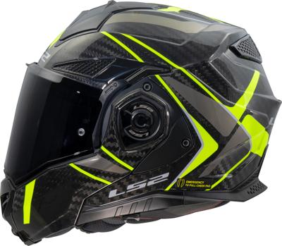 LS2 Helmet advant x carb.fut.ii xxl bl/yel