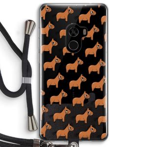 Pony: Xiaomi Mi Mix 2 Transparant Hoesje met koord