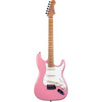 JET Guitars JS-300 Burgundy Pink elektrische gitaar - thumbnail