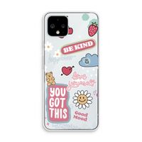 Positivity: Pixel 4 Transparant Hoesje