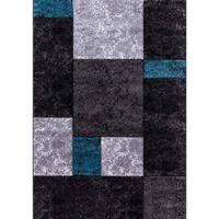 Tapeso Modern Vloerkleed Hawaii Turquoise 1330 - 120x170 cm