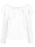 Philosophy Di Lorenzo Serafini blouse volantée à épaules dénudées - Blanc - thumbnail