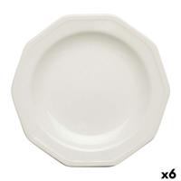 Dessertbord Churchill Artic White Wit Keramisch Porslin Ø 20,5 cm (6 Stuks)