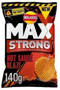 Walkers Walkers - Max Strong Hot Sauce 140 Gram ***THT 15-06-2024***