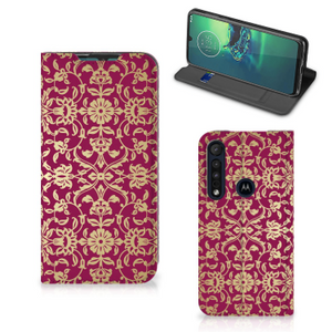 Telefoon Hoesje Motorola G8 Plus Barok Pink