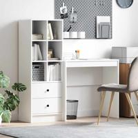 Bureau met lade 2 pcs Wit