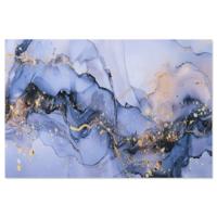 Schilderij Home ESPRIT Blauw Gouden Modern 80 x 0,4 x 120 cm
