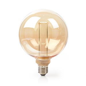 Nedis LED-Filamentlamp E27 | G125 | 3.5 W | 120 lm | 1800 K | 1 stuks - LBRDE27G125AR LBRDE27G125AR