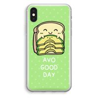 Avo Good Day: iPhone XS Transparant Hoesje