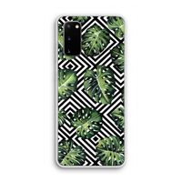 Geometrische jungle: Samsung Galaxy S20 Transparant Hoesje
