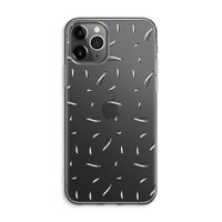 Hipster stripes: iPhone 11 Pro Max Transparant Hoesje