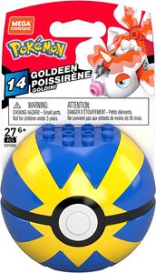 Mega Construx Pokemon - Goldeen in Quick Ball