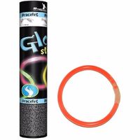 Rode glow in the dark sticks 100 stuks