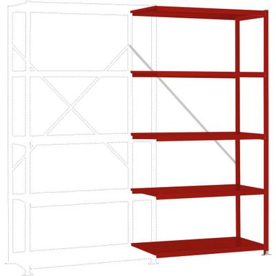 Manuflex RP1153.3003 Magazijnstelling uitbreidingsmodule (b x h x d) 1000 x 2000 x 500 mm Staalbodem
