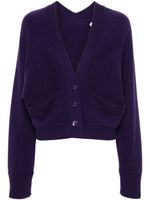 Dorothee Schumacher cardigan en maille ajourée - Violet - thumbnail