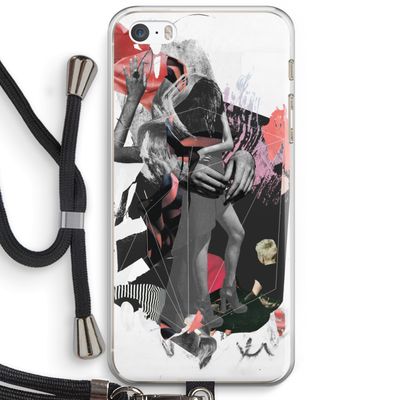 Dissimulation du réel: iPhone 5 / 5S / SE Transparant Hoesje met koord