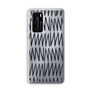 Marrakech Zigzag: Huawei P40 Transparant Hoesje