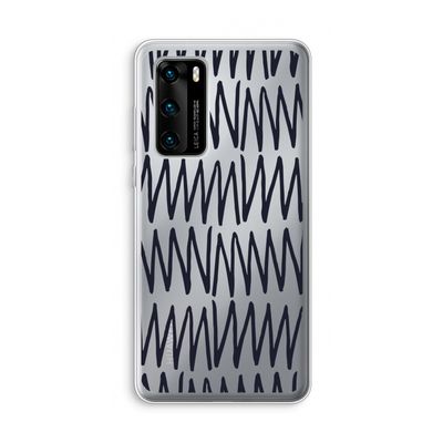 Marrakech Zigzag: Huawei P40 Transparant Hoesje