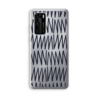 Marrakech Zigzag: Huawei P40 Transparant Hoesje
