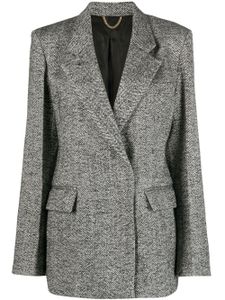 Victoria Beckham blazer à motif de chevrons - Noir