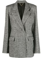 Victoria Beckham blazer à motif de chevrons - Noir