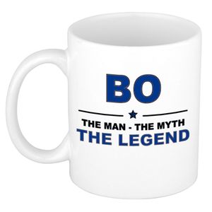 Bo The man, The myth the legend cadeau koffie mok / thee beker 300 ml