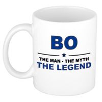 Bo The man, The myth the legend cadeau koffie mok / thee beker 300 ml Bo The man, The myth the legend cadeau koffie mok / thee beker 300 ml