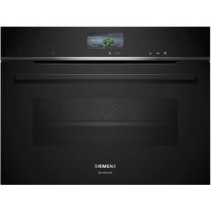 Siemens iQ700 CS736GCB1F stoomoven Middelmaat Zwart, Roestvrijstaal Touch