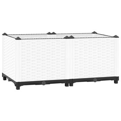 Plantenbak verhoogd 80x40x38 cm polypropeen