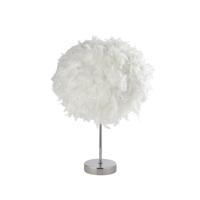 Searchlight TafellampHattie met veren - EU60392CC