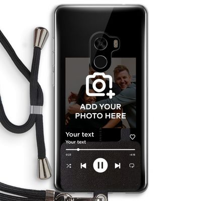 Music Player: Xiaomi Mi Mix 2 Transparant Hoesje met koord