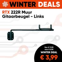 RTX 222L Muur Gitaarbeugel - Links