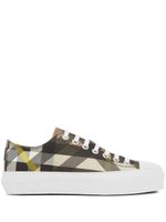 Burberry Geruite sneakers - Zwart - thumbnail