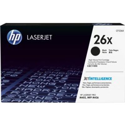 HP 26X High Yield Black Original LaserJet Toner Cartridge