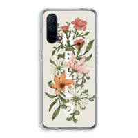 Hello bloemen: OnePlus Nord CE 5G Transparant Hoesje - thumbnail