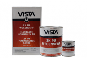 vista 2k pu wegenverf ral 3000 vuurrood 3.5 kg