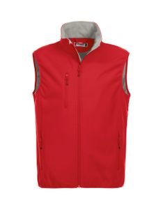 Clique 020911 Basic Softshell Vest - Rood - 4XL