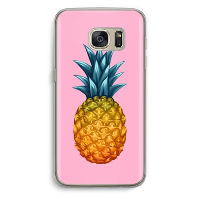 Grote ananas: Samsung Galaxy S7 Transparant Hoesje