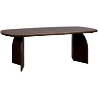 20% korting - Leen Bakker - Eettafel Vik - Walnoot - 200x110 Cm - Mangohout - Bruin - thumbnail