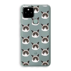 It's a Purrr Case: Google Pixel 5 Transparant Hoesje