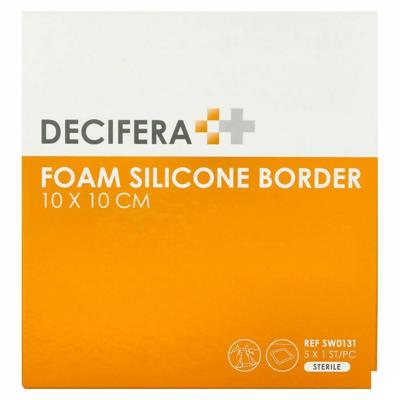 Decifera Foam Silicone Border 10x10cm 5