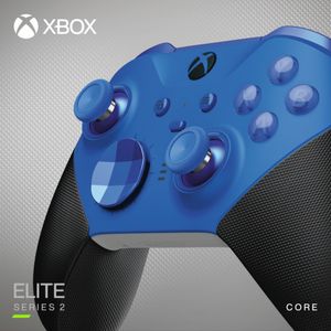 Microsoft Xbox Elite Series 2 - Core Zwart, Blauw Bluetooth/USB Gamepad Analoog/digitaal PC, Xbox One, Xbox One S, Xbox One X, Xbox Series S, Xbox Series X