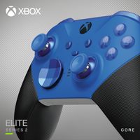 Microsoft Xbox Elite Series 2 - Core Zwart, Blauw Bluetooth/USB Gamepad Analoog/digitaal PC, Xbox One, Xbox One S, Xbox One X, Xbox Series S, Xbox Series X - thumbnail