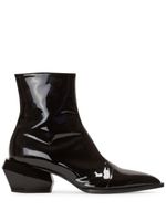 Balmain Billy patent boots - Noir